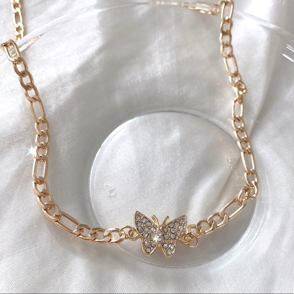 Jewelry - RESTOCKED! butterfly rhinestones choker necklace (buy 1 get two free!!!)